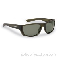 Flying Fisherman Tailer Polarized Sunglasses, Matte Moss Frame, Smoke Lens   551048372